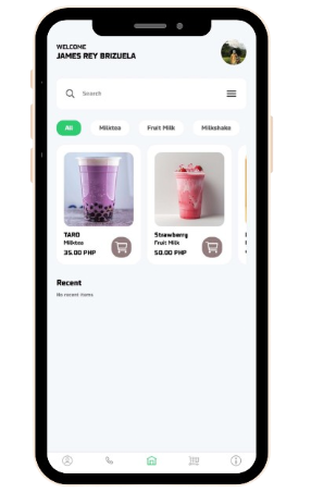 Drip & Sip Mobile Screen
